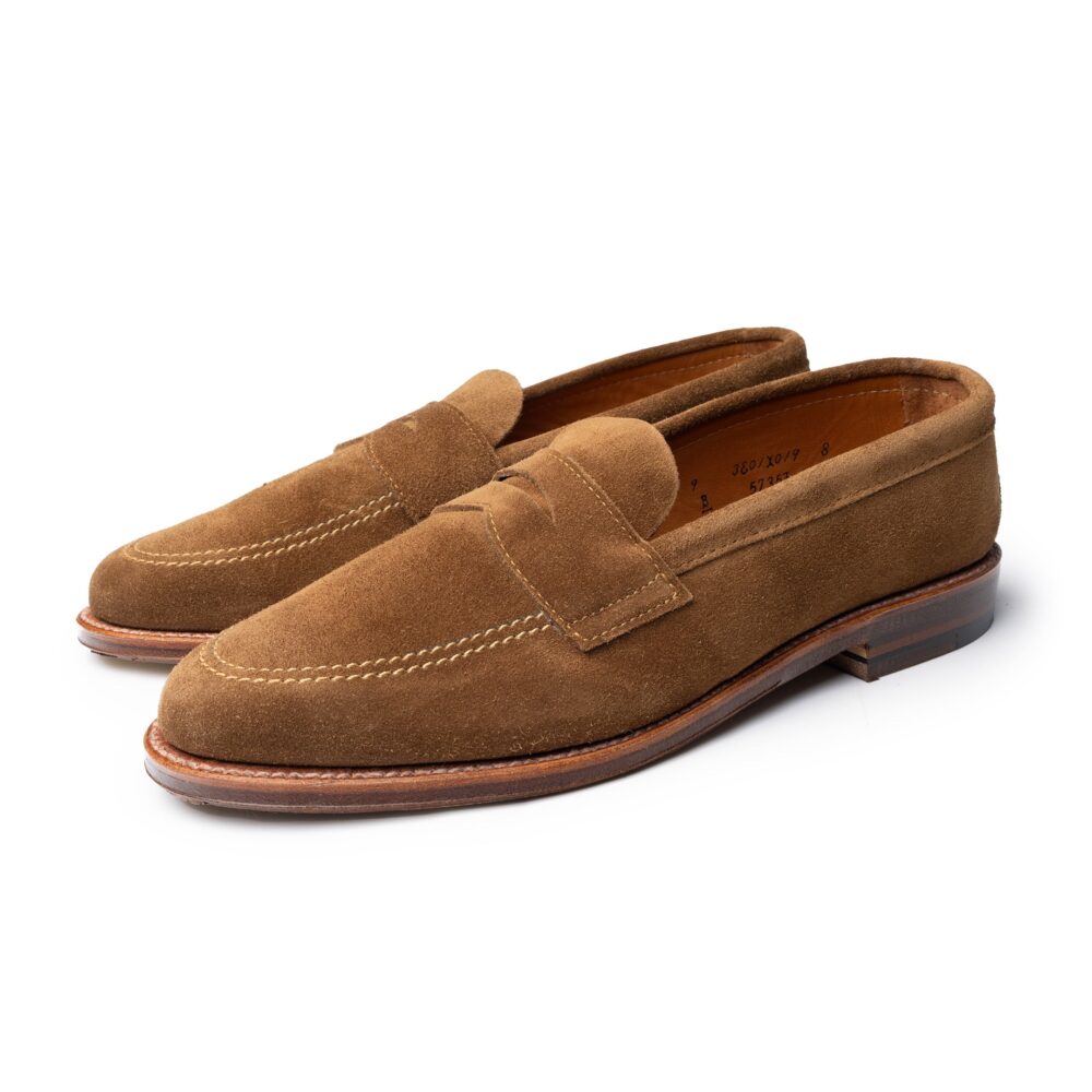 Alden Unlined Penny Loafer Snuff Suede 5735F CLUB CLUTCH