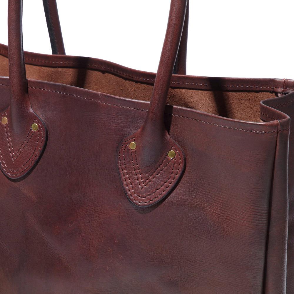 vasco Leather Old Tote Bag Brown CLUB CLUTCH