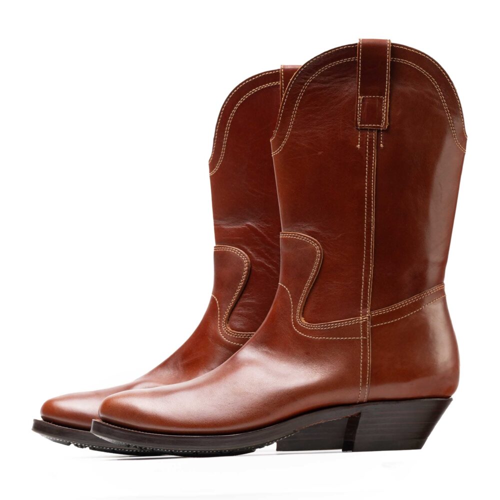 Clinch Cowboy Boots Horsehide Brown | CLUB CLUTCH